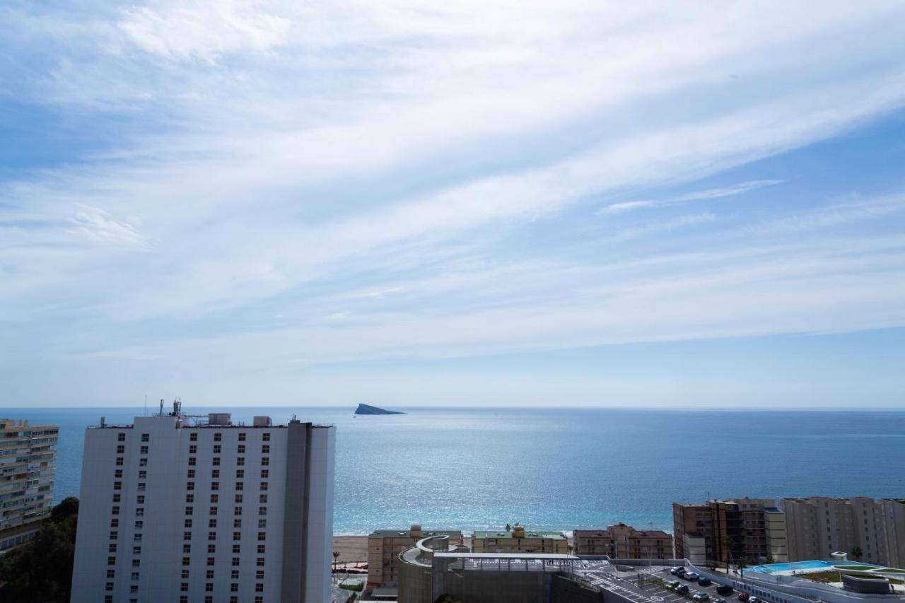 Sunset Waves Benidorm Julieta Vistas Al Mar Premium 200 Mt2 Con Jacuzzi En Terraza Apartment Bagian luar foto