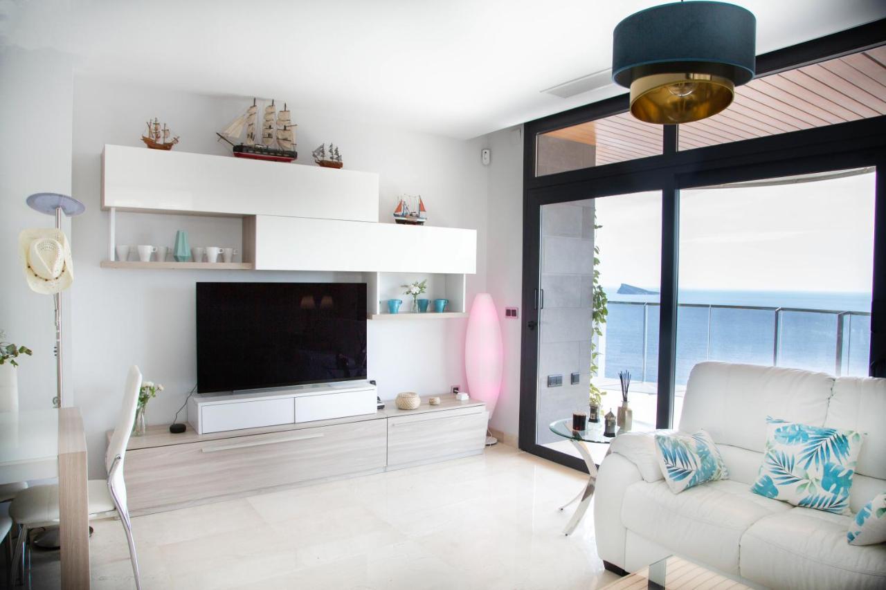 Sunset Waves Benidorm Julieta Vistas Al Mar Premium 200 Mt2 Con Jacuzzi En Terraza Apartment Bagian luar foto